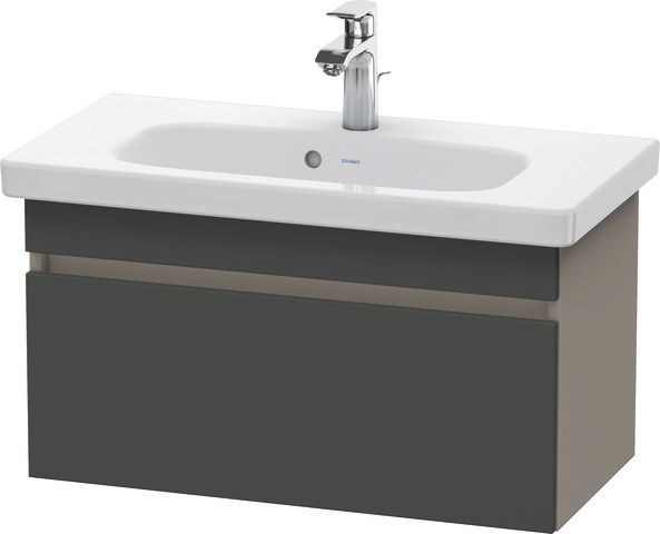 Duravit DuraStyle Waschtischunterbau wandhängend Graphit & Basalt Matt 730x368x398 mm - DS639904943