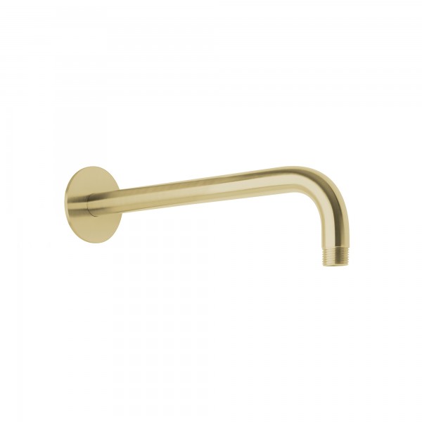 Herzbach spa ix pvd wandarm 350 rosette 70 rund brass, Brass Steel, 21.960350.1.41