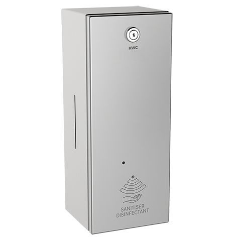 KWC Aquarotter Desinfektionsmittelspender, RODAN, elektr., Edelstahl, AP, 120x295x107 mm, 2030062509