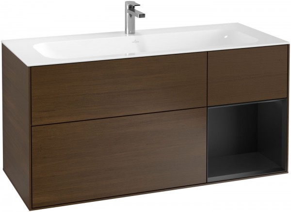 Villeroy & Boch Waschtischunterschrank Finion F07 1196x591x498mm mit Regalelement, F070PDGN