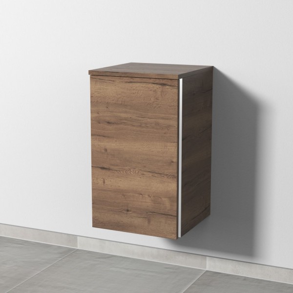 Sanipa 3way Unterschrank mit 1 Tür, Eiche-Tabak, BR13850
