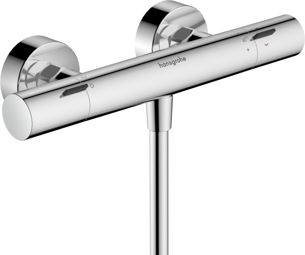 Hansgrohe Thermostat Ecostat Fine Brausenm. Aufputz DN15 m. verr. Sicherh.stop chrom, 13323000