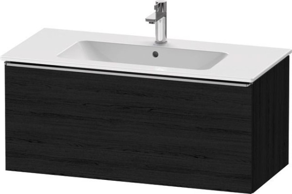 Duravit D-Neo Waschtischunterbau wandhängend Eiche Schwarz Matt 1010x462x440 mm - DE4263070160000
