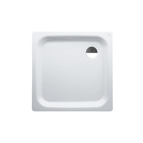 LAUFEN Duschwanne PLATINA 800x800x65 Stahl Ablauf