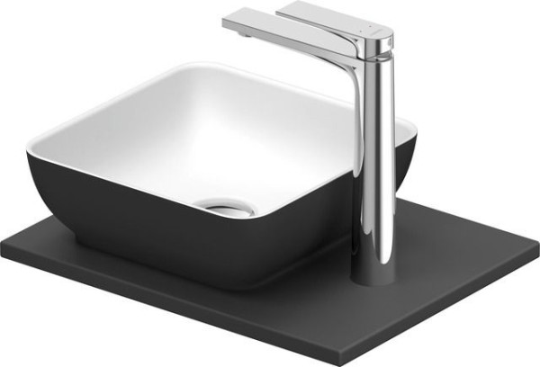 Duravit Sivida SET, Aufsatzbecken q.300 B.Aussen: dunkelgrau matt