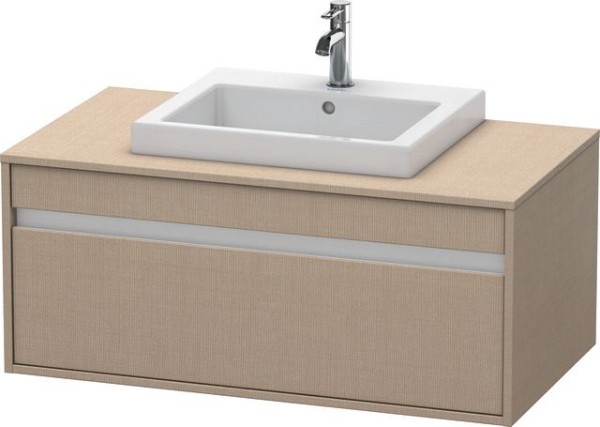 Duravit Ketho Konsolenwaschtischunterbau wandhängend Leinen Matt 1000x550x426 mm - KT679507575