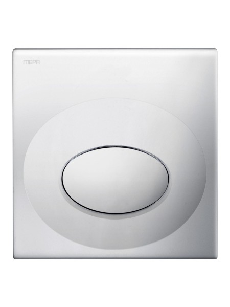 MEPA Frontplatte Urinal-Druckspüler MEPA Drop, Mattchrom, 590003