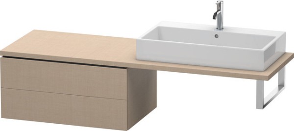 Duravit L-Cube Unterschrank für Konsole Leinen Matt 820x547x400 mm - LC583907575