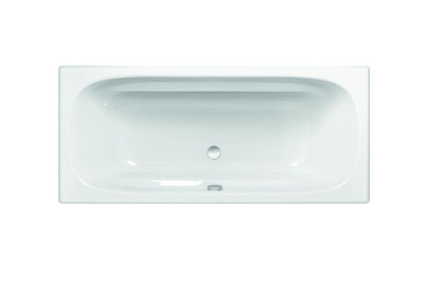 Bette Rechteck-Badewanne Duo 3820, 180x80x42 cm snow GlasurPlus, 3820-440PLUS