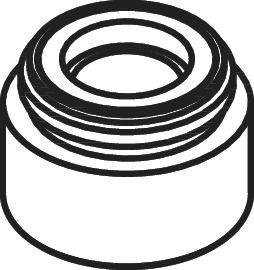 Hansgrohe Luftsprudler Axor M18x1 5 l/min chrom, 95387000