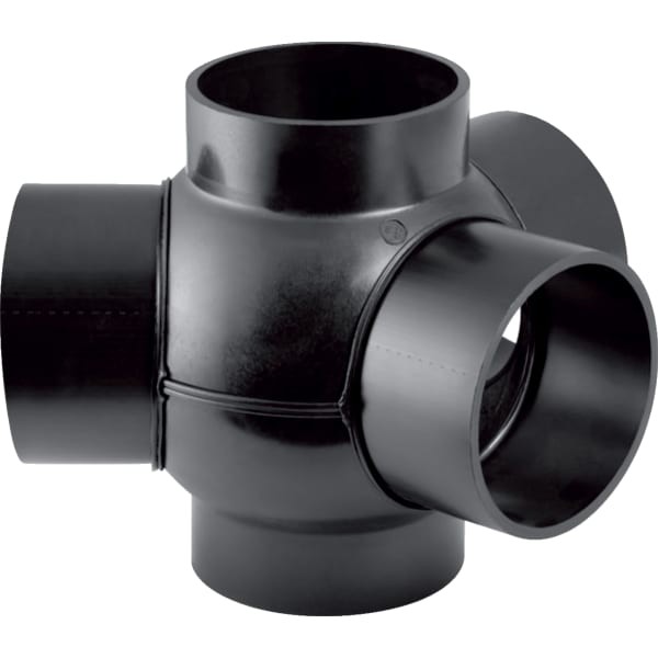 Geberit PE Kugelabzweig 88,5Gr dreifach 368600161