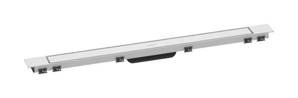 Hansgrohe Fertigset Duschr.RainDrain Match Plus 900 mm m.höhenverstellbare.Rahmen, mattweiss, 562167