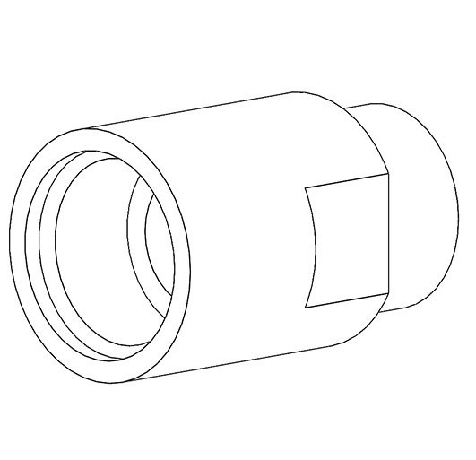 KWC Versatzstück 30mm G1/2 IG x G1/2 AG, chromeline