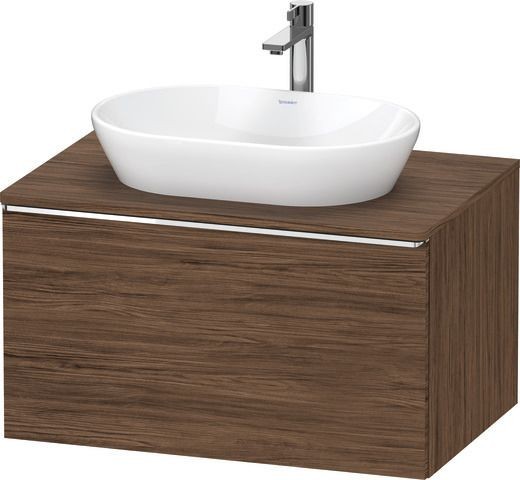 Duravit D-Neo Konsolenwaschtischunterbau wandhängend Nussbaum dunkel Matt 800x550x459 mm - DE4947010