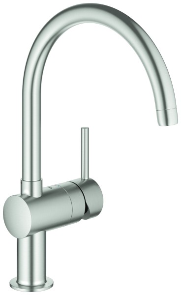 GROHE Einhand-SPT-Batterie Minta 32917 DN15 supersteel