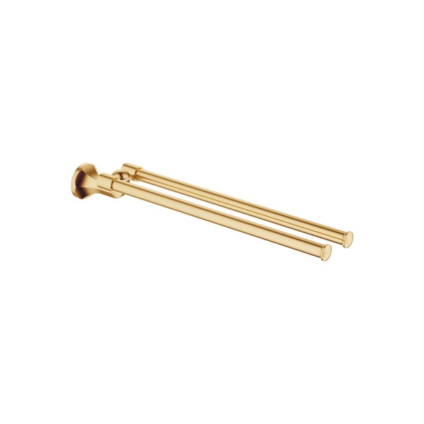 Dornbracht Handtuchhalter , 2-teilig MADISON 83210361 Messing gebürstet (23kt Gold)