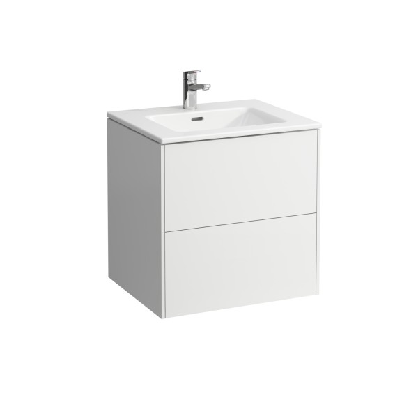 LAUFEN PRO S SET Base 600x610x500, Waschtisch weiss, inkl. Unterbau, weiß matt, 8.6496.0.260.104.1