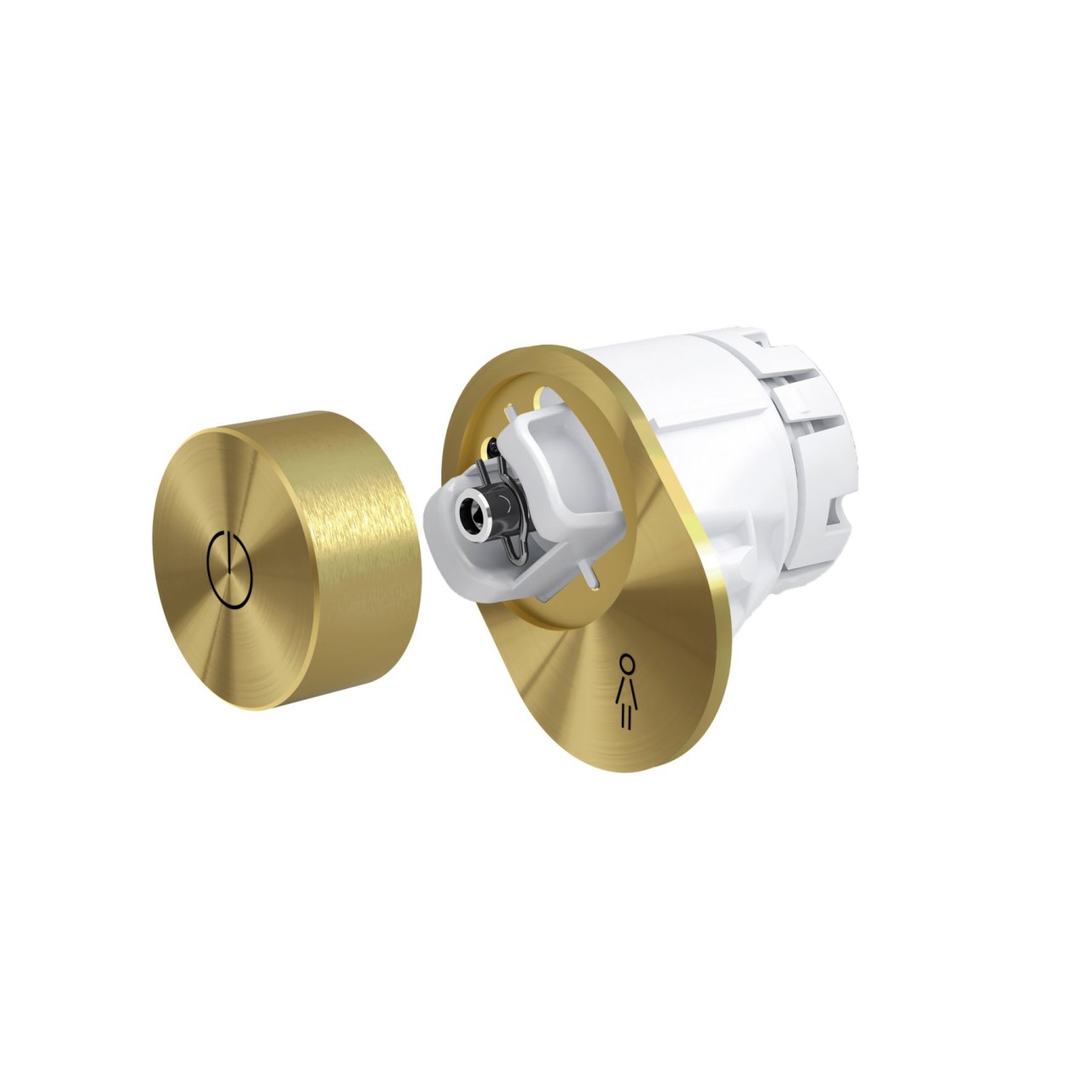 LAUFEN Controller mit Drehknopf 165 gold matt, H8956981650001 H8956981650001