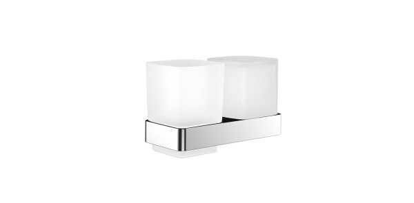 emco loft Glashalter/Seifenspender Glasteile satiniert, chrom, 053100101