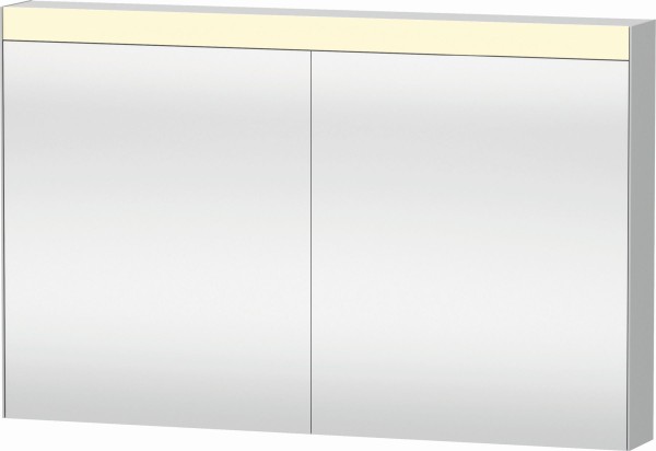Duravit XBase Möbelwaschtisch mit Waschtischunterbau und Spiegelschrank 1230x490x2000 mm - XB0078049