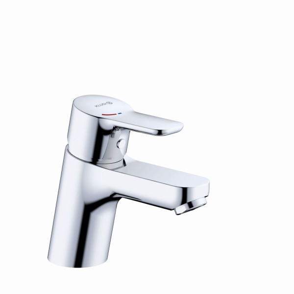 Kludi PURE & EASY Waschtischarmatur 70 EcoPlus, o. Ablaufgarnitur chrom, 373890565WR4