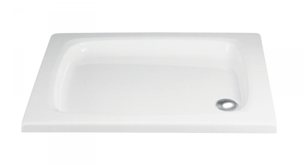 HSK Acryl Quadrat-Duschwanne flach 80 x 80 x 10 cm, ohne Schürze