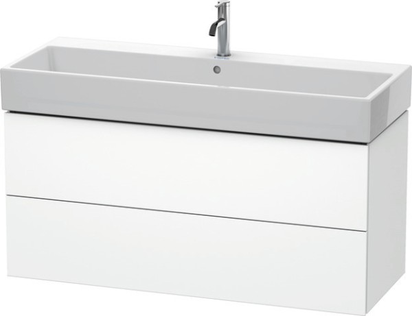 Duravit L-Cube Waschtischunterbau wandhängend Weiß Matt 1184x459x544 mm - LC627901818