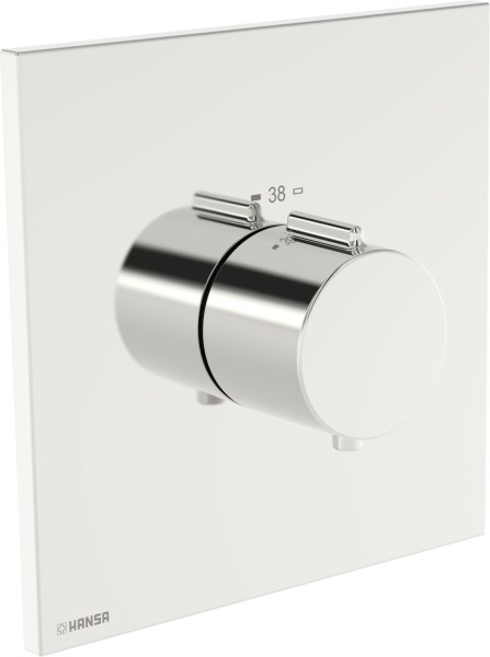 Hansa Sichtteil f. einen Abgang, HANSAEASYTHERM 8112 Rosette eckig verchromt, 81129273