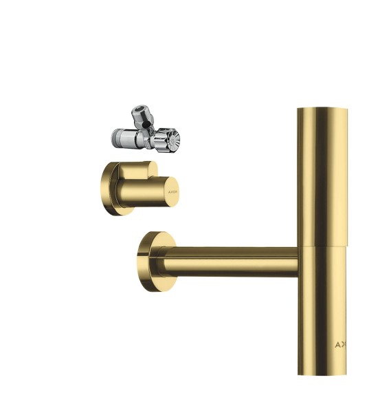 Hansgrohe Design Siphon Set Flowstar Axor Polished Gold Optic