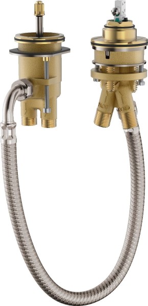 Hansgrohe 2-Loch Wannenarmatur Grundkörper für Wannenrandmontage, 13159180 , 13159180
