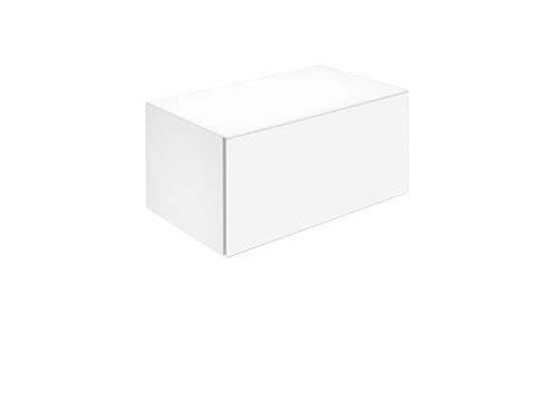 Keuco Sideboard X-Line 33126, weiß/Glas weiß, 800x400x490mm, 33126300000