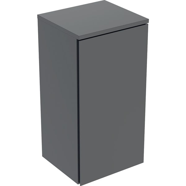 Geberit Renova Plan Seitenschrank mit einer Tür: 33x65x29.7cm, lava / lackiert seidenmatt, 504043JK1