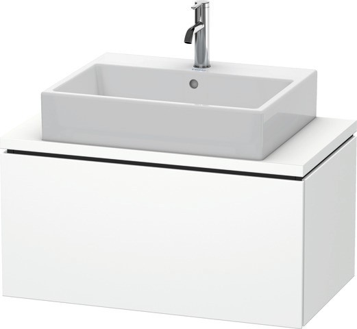Duravit L-Cube Konsolenwaschtischunterbau wandhängend Weiß Matt 820x477x400 mm - LC580201818