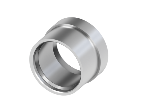 Tece flex Druckhülse für Vollkunststoffrohr, vernickelt, Dim. 16, 704016