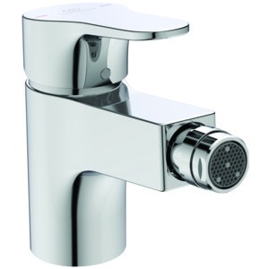 Ideal Standard Bidetarmatur Cerabase m.Ablaufgarnitur Ausladung 114mm Chrom, BC840AA