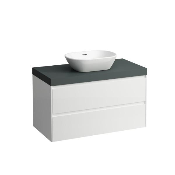 Laufen Waschtischunterschrank und Waschtisch-Platte LANI 495x985x580