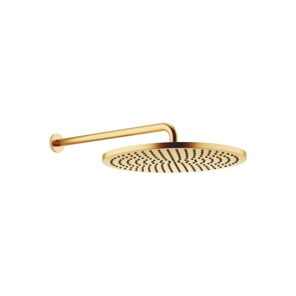 Dornbracht Regenbrause mit Wandanbindung SERIENSPEZIFISCH 28658970 400 mm Messing gebürstet (23kt Go