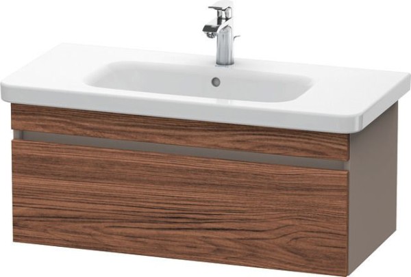 Duravit DuraStyle Waschtischunterbau wandhängend Nussbaum dunkel & Basalt Matt 930x448x398 mm - DS63