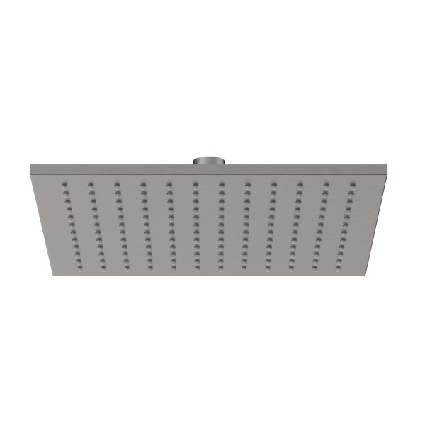 Herzbach LIVING SPA Slim-Regenbrause 250x250mm Black Steel, 11.600250.2.40