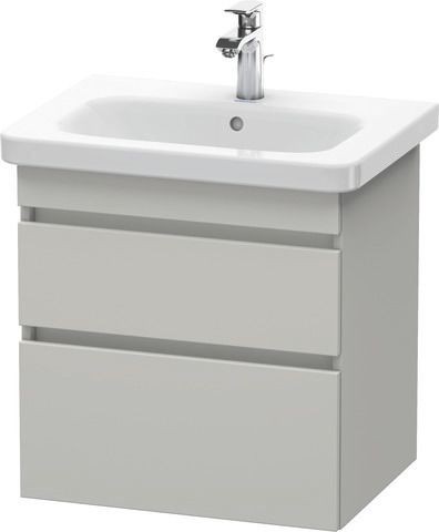 Duravit DuraStyle Waschtischunterbau wandhängend Betongrau Matt 580x448x610 mm - DS648000707
