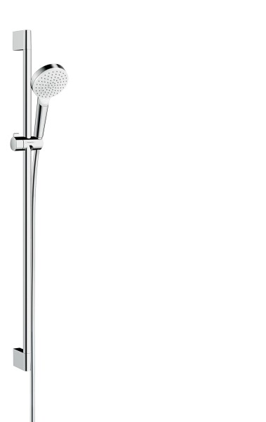 Hansgrohe Brausenset Crometta 1jet EcoSmart 9 l/min/Unica 900mm weiss/chrom, 26539400
