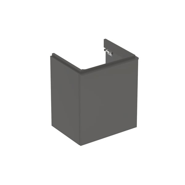 Geberit Smyle Square Unterschrank für Waschtisch, m. 1 Tür li 53,6x61,7x43,3cm, lava, 500366JK1