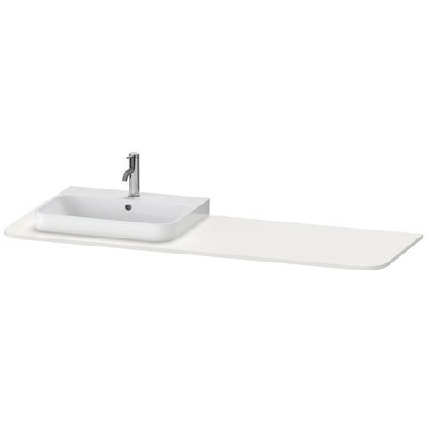 Duravit Happy D.2 Plus Konsole Nordic Weiß Seidenmatt 1600x550x16 mm - HP031HL3939