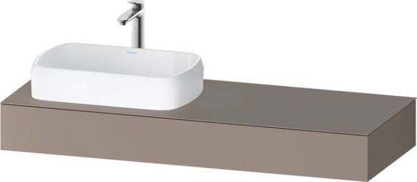 Duravit Qatego Konsole Basalt Matt 1400x550x170 mm - QA4803043430000