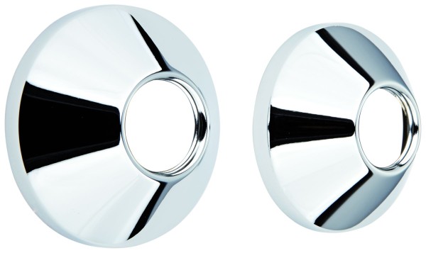 Grohe Rosette 02210 für S-Anschluss DN 15 d:70mm 2 Stück chrom, 0221000M