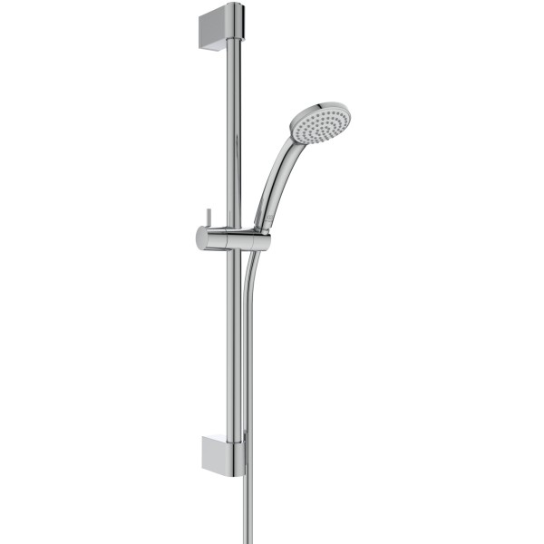 Ideal Standard Brausekombination Idealrain 644mm 1-fach-Handbrause d:80mm 8l, Chrom, BE402AA