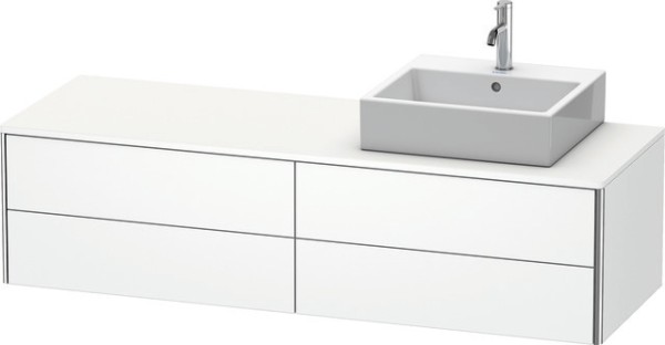 Duravit XSquare Konsolenwaschtischunterbau wandhängend Weiß Matt 1600x548x400 mm - XS4914R1818