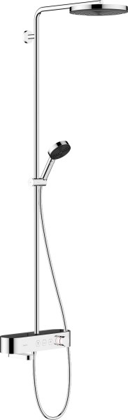 Hansgrohe Showerpipe Pulsify 260 1jet EcoSmart mit Wannenthermostat Aufputz chrom, 24230000