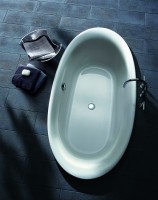 Koralle Badewanne Koralle Badewanne Progress, L:1800, B:850mm, oval, Überlauf vorne, K66950000
