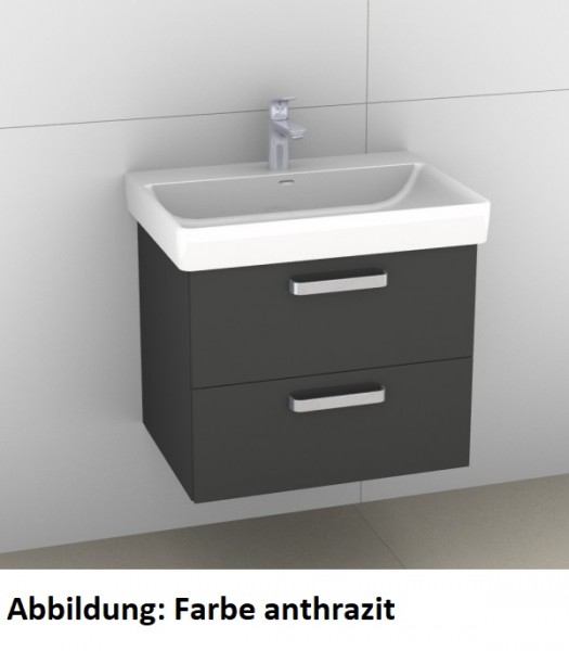 Artiqua 415 Waschtischunterschrank für Pro S 810964 Eiche Ribbeck quer NB, 415-WU2L-L55-7187-444